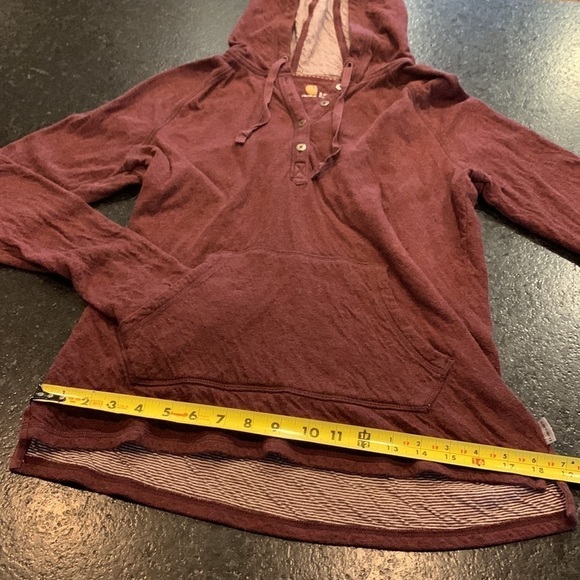 Carhartt hoodie Back to school boys or girls maroon long sleeve hoodies - Picture 4 of 9